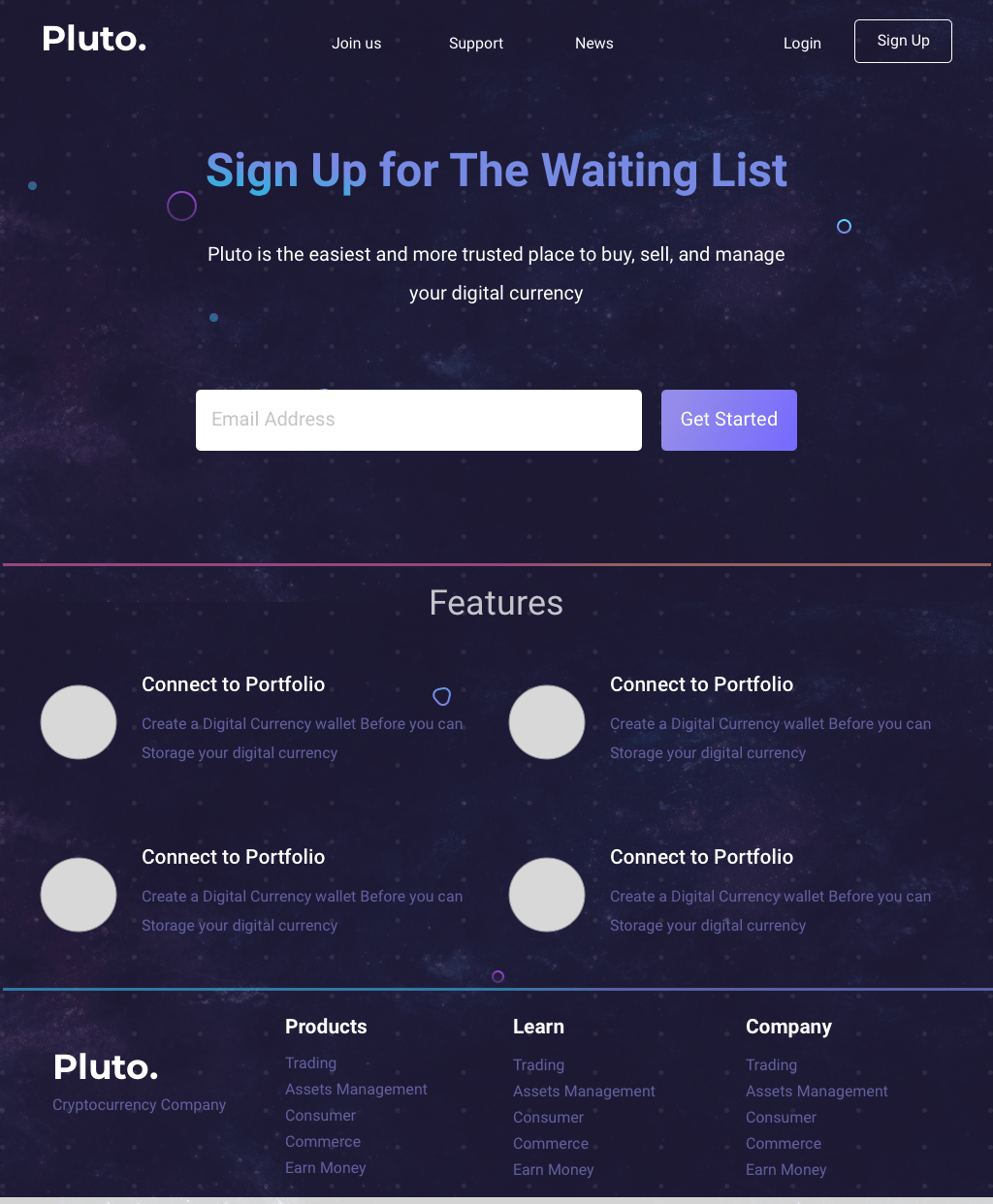Pluto Waiting List