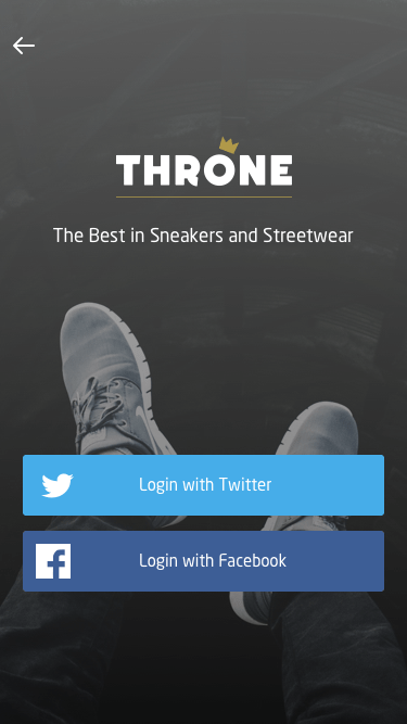 Login FB and Twitter